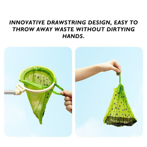 No Bend Pet <span class=keywords><strong>Waste</strong></span> Scooper Colector de caca de perro al aire libre con mango largo para una fácil limpieza Suministros para mascotas - Product Image 2