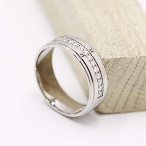 Pass Diamond <span class=keywords><strong>Tester</strong></span> Wedding Band Set Diamantes Naturais Sólido 14k Bandas De Noivado De Ouro Anéis Abertos Para As Mulheres - Product Image 4