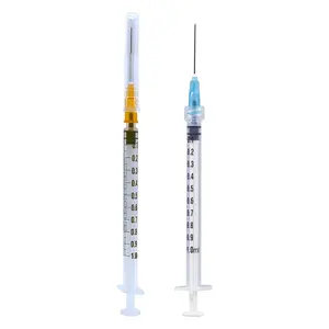Factory Directly Three Part 1ml 3ml Plastic Medical Disposable Syringe for Vaccines
