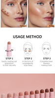 Stick de maquillage pour le visage, personnalisé, minéral, imperméable, longue tenue, blanchissant, nourrissant, correcteur, contour, fini mat, couleur naturelle