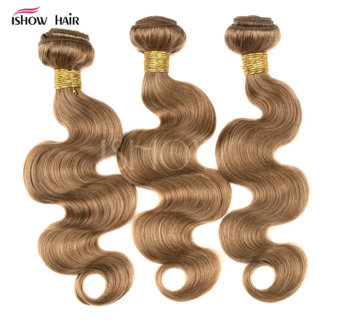Highlight Body Wave Bundles Human Hair Bundles Ombre Honey Blonde Bundles Peruvian Remy Hair Weave Extensions For Woman