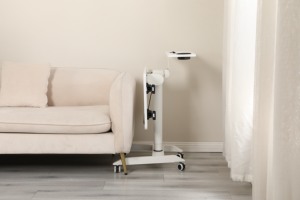 Ada แบบมินิมอลพับได้0-90องศาสองชั้นแบบพกพาคอมพิวเตอร์สำนักงานเคลื่อนย้ายได้โต๊ะยืนปรับความสูงได้ - Product Image 2