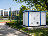 Poste de transformation de type boîtier 10kV 630kVA-2500kVA, style européen, extérieur, encastré métallique, IP30, certifié IEC CE