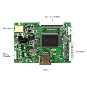 Carte de convertisseur 50 à 40Pin carte de pilote Hd <span class=keywords><strong>Mi</strong></span> écran tactile résistif écran Lcd automobile écran Lcd <span class=keywords><strong>8</strong></span> pouces écran tactile Lcd - Product Image 3
