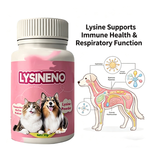 Complément alimentaire <span class=keywords><strong>en</strong></span> <span class=keywords><strong>poudre</strong></span> de <span class=keywords><strong>lysine</strong></span> de qualité supérieure <span class=keywords><strong>pour</strong></span> chiens et chats, stimulant du système immunitaire, soutien à la santé des articulations, 30g Pure Aid - Product Image 6