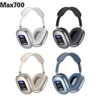 Nouveau casque sans fil circum-auriculaire MAX700 2025 pour le gaming transfrontalier, Bluetooth 5.3, réduction active du bruit (ANC), affichage numérique