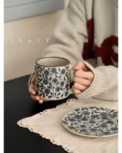 Taza <span class=keywords><strong>de</strong></span> Cerámica Ecológica <span class=keywords><strong>de</strong></span> Gran Capacidad, 500 ml, Apta para Alimentos, Taza <span class=keywords><strong>de</strong></span> Café y Té <span class=keywords><strong>de</strong></span> Porcelana, Estilo Clásico para Cafetería, Térmica - Product Image 4
