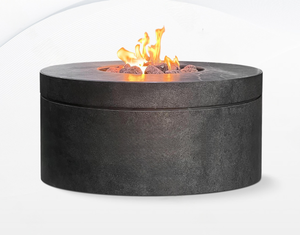 Mesa de Fogata Redonda Personalizable, <span class=keywords><strong>Estufa</strong></span> Multicombustible (Leña/Gas/<span class=keywords><strong>Bioetanol</strong></span>) para Villa, Casa de Huéspedes, Patio Interior y Exterior - Product Image 6