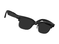 Gafas Inteligentes con IA W630T, Traducción en Tiempo Real, Reconocimiento de Objetos y Fotografías, Resistentes al Polvo y al Sudor IP66, para Viajeros Internacionales