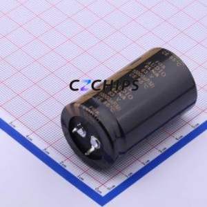 LAO-63V103MS47PX # Condensateur électrolytique en aluminium à encliquetage, composant traversant (THT), D30xL50mm - Product Image 1