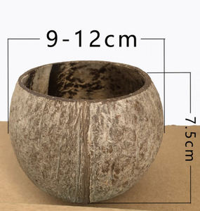 Giá Rẻ Giá Cup Vỏ Dừa Handmade Tùy Chỉnh Trang Trí Tự Làm Giáng Sinh Nến Vỏ Dừa - Product Image 3