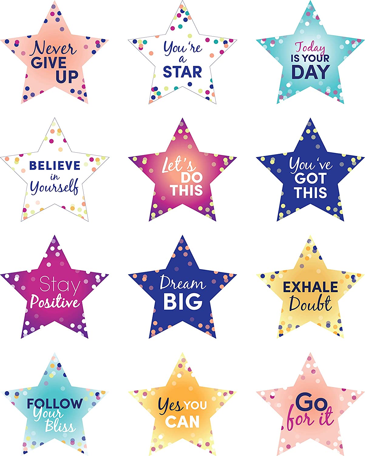 Motivational Positive Sayings for Classroom Bulletin Board Decorations and Classroom Decor