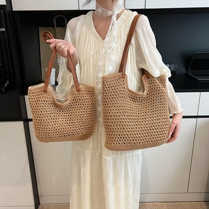 Nouveau sac à bandoulière décontracté pour femme, style paresseux ajouré, avec tricot épais, collection Printemps - Product Image 3