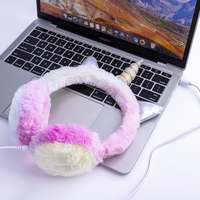 Yeni Trend çocuklar kulaklıklar müzik kulaklık sıcak peluş öğrenci hediye Online dersleri Video öğretim Stereo bas