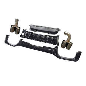 Diffusore labbro posteriore di alta qualità per 2022-2024 <span class=keywords><strong>BMW</strong></span> <span class=keywords><strong>X4</strong></span> G02 cambiato in <span class=keywords><strong>X4</strong></span> M stile Kit tubo di scarico del labbro posteriore - Product Image 4