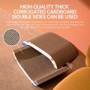 <strong>Cat</strong> Scratcher Cardboard <strong>Cat</strong> Scratcher Pad <strong>Scratching</strong> <strong>Posts</strong> Lounge Bed <strong>for</strong> <strong>Large</strong> <strong>Cats</strong> and Little Kitten - Product Image 4