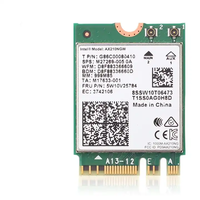 AX210 inalámbrico AX210NGW 2,4 Gbps 802.11AX inalámbrico Wi-Fi 6 8265NGW/9260AC M.2 NGFF Wlan tarjeta WiFi con adaptador Mini PCIE a M2