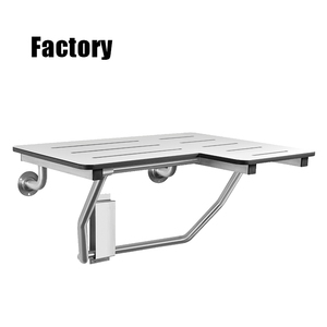 Waterproof Stainless Steel Wall-Mounted Safety Seat Modern Design Elderly <strong>Shower</strong> <strong>Chair</strong> for Bathroom or Hotel Use - Product Image 1