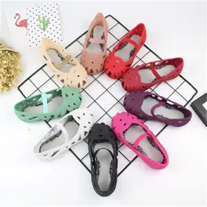 Zomer Baby Sandalen Goedkope Pvc Crystal Kids Meisje Baby Jelly Schoenen