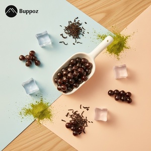 Perles de tapioca noires Halal certifiées, prêtes à consommer, best-seller, 5 portions/boîte - Product Image 5