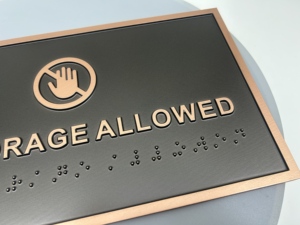 Di fascia alta, unico, moderno edificio per uffici personalizzato insegna della camera d'albergo nuova piastra della porta di Design - Product Image 4