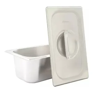 Inserto in acciaio inossidabile 1/4 15 cm con coperchio Shorbull - Product Image 2