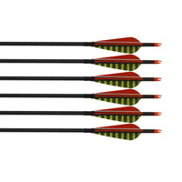 Flèches en fibre de carbone 300 340 400 500 600 800 Spine, adaptées à la chasse et à l'entraînement.