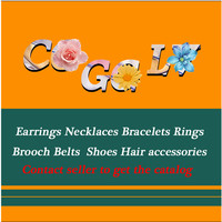 Earrings Designer Earrings Famous Brand Designer Letter G CC Crystal Rhinestone Luxury Hoop Earrings Necklace Women