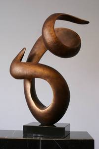 Escultura de decoración de Arte de hierro y <span class=keywords><strong>Metal</strong></span> de latón abstracto moderno para habitación de Hotel - Product Image 5