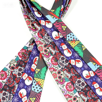 Sangle Jacquard Liwei Écologique et Durable en Polyester/Nylon Épaissi, Imprimée Double Face, Tendance Vintage pour Animaux de Compagnie