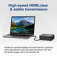 Maßgefertigtes Industrielles 8K AOC Glasfaser-Videokabel 48Gbps Geflochtenes UHD Digitalkabel mit LVDS Ethernet-Stromkabel-Montage