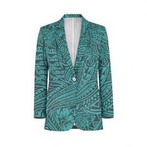 Totem polynésien marque Designer mode Blazer impression sur demande hiver à manches longues veste chaude avec la meilleure vente <span class=keywords><strong>manteau</strong></span> de fille personnalisé - Product Image 4