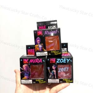 Jouet sensoriel souple à rebond lent en maltose, en stock, très demandé : Cube Squishy K-pop Needoh - Product Image 1