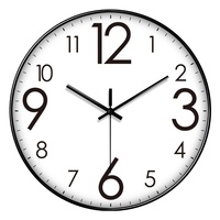 Jam dinding detik Sweep senyap, jam dinding Internet, desain dekorasi sederhana, jam gantung kreatif, bebas lubang, jam dinding untuk ruang tamu