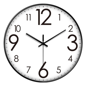 Horloge <span class=keywords><strong>murale</strong></span> silencieuse à balayage secondes pour salon horloge suspendue créative sans poinçon Design décoratif simple horloge <span class=keywords><strong>murale</strong></span> Internet - Product Image 1