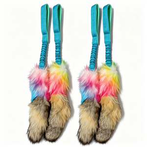 Juguete Ecológico Personalizado para Perros, Cola de <span class=keywords><strong>Zorro</strong></span> Auténtica, Juguete Interactivo para Exteriores, Juguete de Alta Calidad para Masticar y Jugar para Perros Grandes - Product Image 1