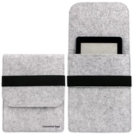 Étui de protection pour lecteur de livres électroniques, sac de rangement universel en feutre pour tablette, coque de protection universelle pour ordinateur de 6 à 8 pouces