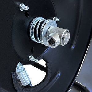 100FT Heavy Duty Industrial Hose Reel 30m <b>Car</b> Wash Manual Pivoting Hose Reel With Sewer Nozzle - Product Image 6