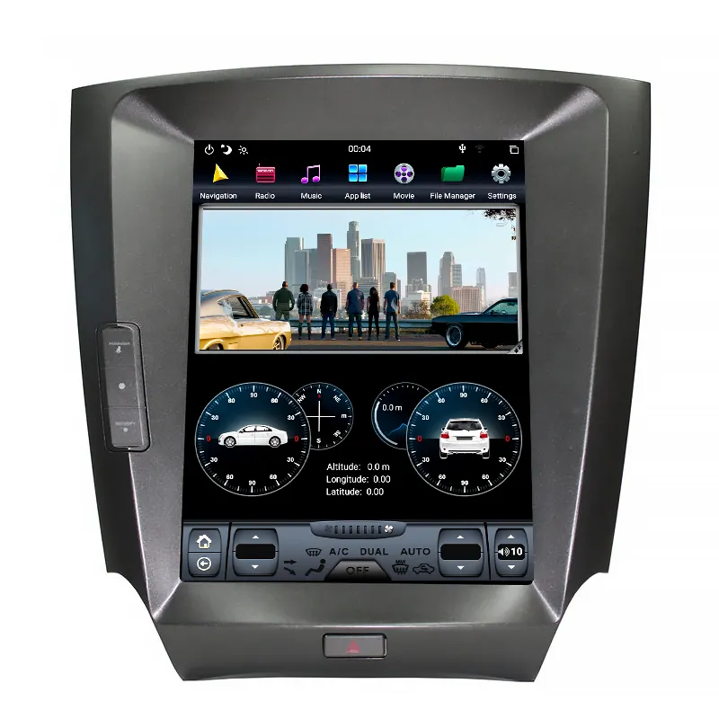 터치 스크린 자동차 스테레오 2 din 자동차 gps 멀티미디어 DVD 플레이어 자동 전자 렉서스 시리즈 2006-2012 테슬라