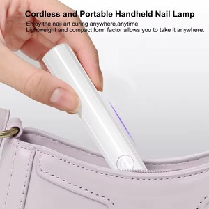โคมไฟเล็บยูวี LED แบบพกพา เครื่องอบเล็บขนาดเล็ก แสงยูวีสำหรับเล็บ โคมไฟ LED สำหรับทำเล็บ โคมไฟอบเล็บสำหรับร้านทำเล็บ - Product Image 6