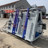 Machine d'assemblage de cadres de portes en bois verticaux double face Mh2324 avec moteur
