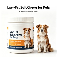 Golosinas Bajas en Grasa y Calorías para el Control de Peso, con Fibra Dietética y Multivitaminas, para una Figura Saludable en Perros y Gatos