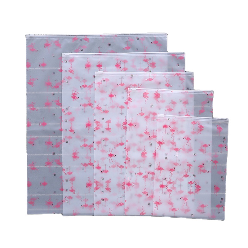Набор матовых сумок на молнии, водонепроницаемый герметичный пакет на молнии, набор из пяти предметов, экологически безопасный пакет из ЭВА, набор из пяти предметов