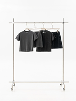 Set 2-Piece Vintage Gaya Goth Mall Era 90-an untuk Wanita, Atasan Grunge Y2K & Rok Mini, Pakaian Kasual Streetwear
