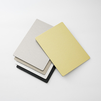 Panneau composite en aluminium brossé revêtu de PVDF 4x8, panneau composite en aluminium A2 résistant au feu, respectueux de l'environnement pour la façade de bâtiment, mur-rideau