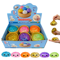 Jouet anti-stress Squishy en forme de boulette de maltose scintillante à remontée lente, type dumpling, pour TDAH, en provenance de notre entrepôt aux États-Unis