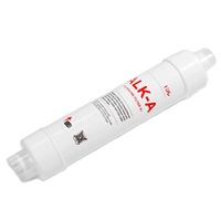 Filter Air Alkali HJC ALK dengan Karbon Aktif, Bola Turmalin, Pompa Booster Elektrik 100 GPD Mineral T33 untuk Hotel dan Rumah Tangga