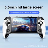 Nouvelle console de jeu portable X9 Linux avec écran large de 5,5 pouces, Wi-Fi, 8 émulateurs d'arcade - Lecteur de jeux rétro portable