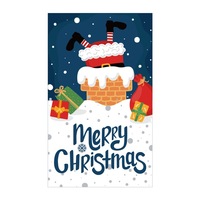 Cartes de Noël en stock Prêt à poser à plat Design de vacances moderne Texte personnalisé