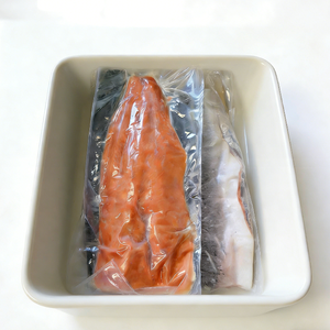 סַלְמוֹן ורוד אלסקאי טבעי לחלוטין, דג ים עמוק, קפוא, ללא עור, חתיכה, ללא כימיקלים, 10*1 ליברה, לייצוא - Product Image 1